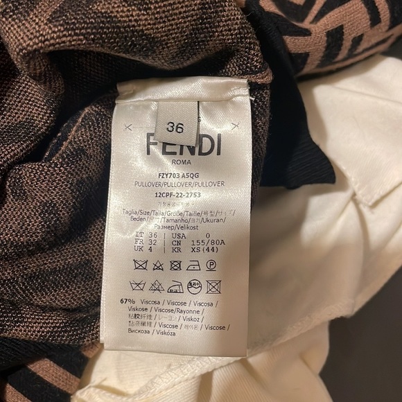 COPY - FENDI FF motif jumper - Picture 5 of 5